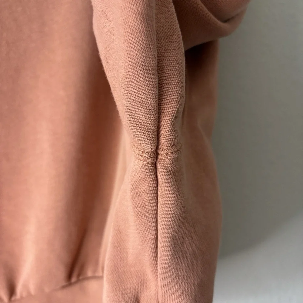 Nike Women's Size SMALL Femme Crew Jumper Terra Blush Pink Tan Loungewear Active